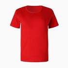 Футболка женская, цвет красный, размер 52 - Фото 5