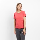 Футболка женская, цвет коралловый, размер 46 - фото 24199571