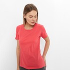 Футболка женская, цвет коралловый, размер 52 - Фото 6