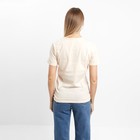 Футболка женская, цвет бежевый, размер 44 - Фото 8