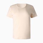 Футболка женская, цвет бежевый, размер 48 - Фото 9