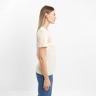 Футболка женская, цвет бежевый, размер 50 - Фото 7