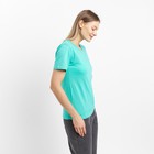 Футболка женская, цвет мятный, размер 52 - Фото 3