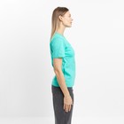 Футболка женская, цвет мятный, размер 52 - Фото 4