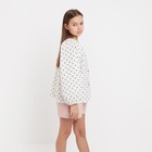 Блузка для девочки MINAKU цвет белый, рост 104 см - Фото 2