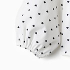 Блузка для девочки MINAKU цвет белый, рост 104 см - Фото 8