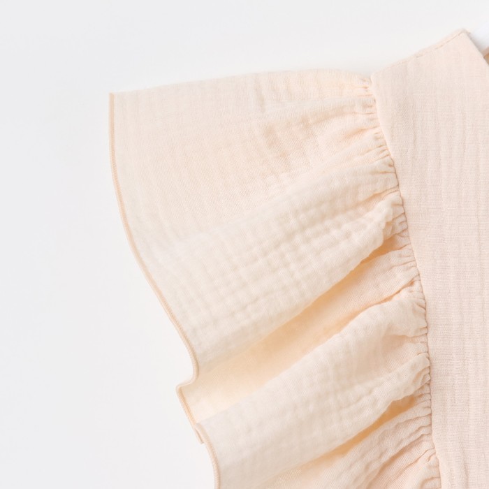 Комплект (блузка и брюки) для девочки MINAKU цвет бежевый, рост 104 см - фото 1907643646