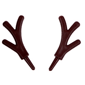 Рожки «Оленьи» размер 1 шт. — 5×4 см, набор 2 шт.