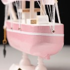 Корабль сувенирный средний "Розовое облако" 24*5*23см - Фото 4