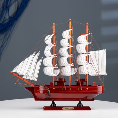 Сувенирная модель корабля «Остров сокровищ», 33×6×32 см