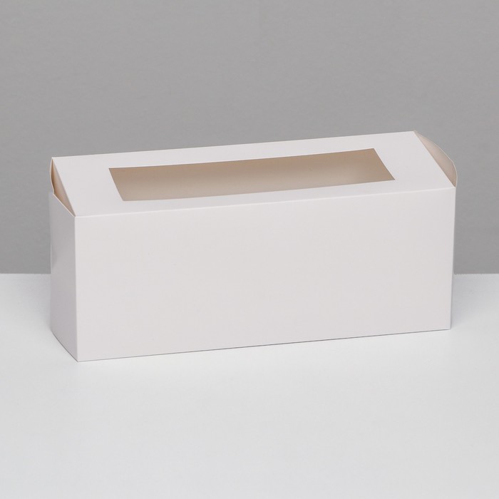 Кондитерская упаковка, белая 27 х 11 х 11 см