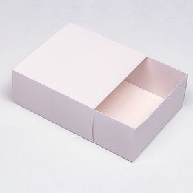 Коробка самосборная, белая 16 х 16 х 7,5 см