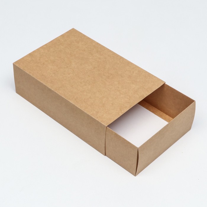 Коробка самосборная, крафт 24 х 16 х 7,5 см