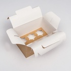 Коробка для 6 капкейков, крафт 23.5×16×14 см - Фото 4