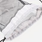 Мешок для обуви на шнурке, цвет светло-серый - Фото 2