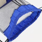 Мешок для обуви на шнурке, цвет синий - Фото 2