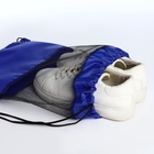 Мешок для обуви на шнурке, цвет синий - Фото 4