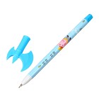 Ручка шариковая 0,5мм синяя, корпус МИКС Топор (комплект 70 шт) - фото 24550560