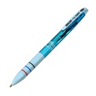 Ручка шариковая автоматическая 3-х цветная, стержень 0,8мм МИКС - Фото 2