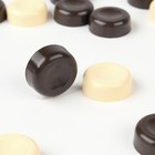 Фишки для нард и шашек, 30 шт., 2 кубика, d=2.4 см, пластик - Фото 2
