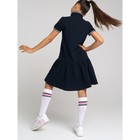 Платье-поло для девочки, рост 128 см - фото 27796825