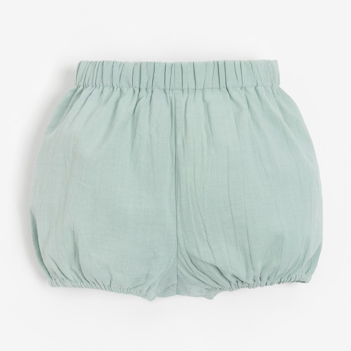 Комплект для девочки (туника, шорты) MINAKU цвет зелёный, рост 80-86 см - фото 1907643712