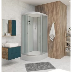 

Душевая кабина NG-33084-14R, 100х80х215 см, поддон 26 см, стекло матовое, правая