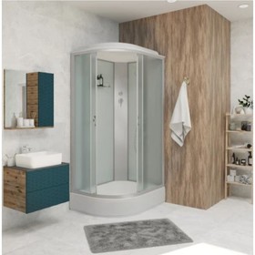 

Душевая кабина NG-33394-14R, 130х90х215 см, поддон 26 см, стекло матовое, правая