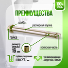 Анкерный болт ЛОМ, с гайкой, оцинкованный, 20х200 мм, 14 шт - фото 25525323