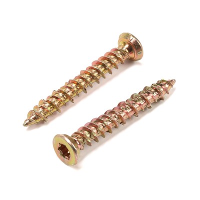 Шуруп-саморез ЛОМ, по бетону, оцинкованный, 7.5×52 мм, 200 шт.