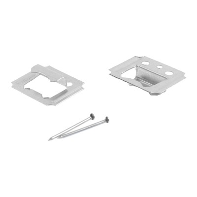 Кляймер ЛОМ, №5, без покрытия, с гвоздями, 80 шт.