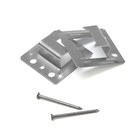 Кляймер ЛОМ, №6, без покрытия, с гвоздями, 80 шт - Фото 1