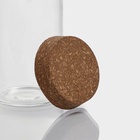 Банка для хранения «Классика», 1 л, 8.5×21 см, с пробковой крышкой, стекло, прозрачная - Фото 7