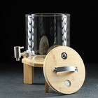 Диспенсер для напитков стеклянный на подставке BellaTenero «Эко», 5 л 9340394