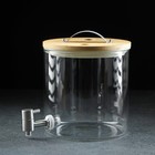 Диспенсер для напитков стеклянный на подставке BellaTenero «Эко», 5 л 9340394