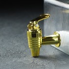 Диспенсер для напитков «Листок», 2.6 л, 18×13.5 см, стекло - Фото 3