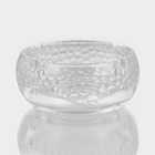 Пепельница «Эфир», 10.5×5.5 см, стекло, прозрачная - Фото 2