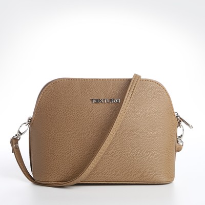 Сумка женская через плечо TEXTURA, маленький размер, цвет бежевый