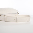 Сумка женская кросс-боди TEXTURA на молнии, 28×10×20 см, белая - Фото 6