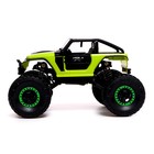 Джип радиоуправляемый «Краулер», 1:20, работает от аккумулятора, цвет зелёный - фото 24065221