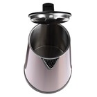 Чайник электрический Galaxy GL 0320, металл, 1.7 л, 2000 Вт, золотистый - фото 51338363