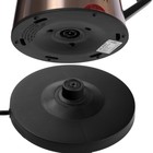 Чайник электрический Galaxy GL 0320, металл, 1.7 л, 2000 Вт, золотистый - фото 51338365