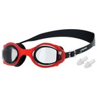 Очки для плавания детские ONLYTOP, беруши, цвет чёрный - фото 320552439