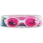 Очки для плавания детские ONLYTOP, беруши, цвет розовый - фото 9271802