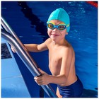 Очки для плавания детские ONLYTOP, беруши, цвет жёлтый - фото 3892166