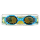 Очки для плавания детские ONLYTOP, беруши, цвет жёлтый - фото 3892171