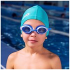 Очки для плавания детские ONLYTOP, беруши, цвет голубой - фото 3892183