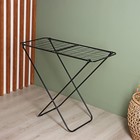 Сушилка для белья Доляна, рабочая длина 16 м, цвет чёрный - Фото 3