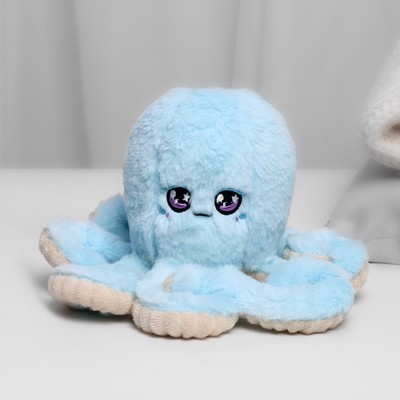 Мягкая игрушка «Осьминог», голубая, 24 см