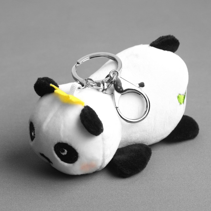 Мягкая игрушка «Панда», на брелоке, 12 см - Фото 1